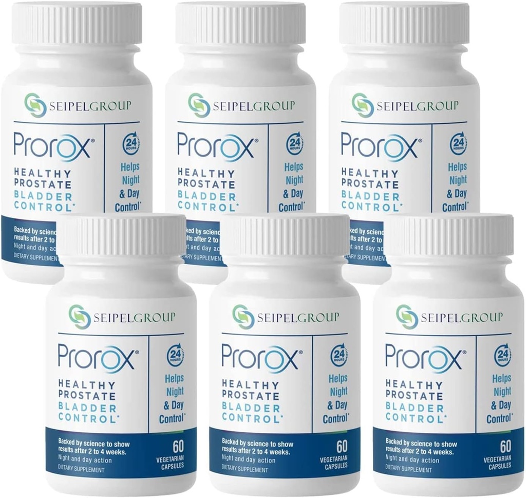 Sunn Prostate Blader Control, Prostata kosttilskudd for menn, støtter sunn prostata og blader helse, inneholder så Palmetto, reduserer urency, 60 vegetariske kapsler (360)