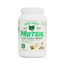 Svart Magisk Plantekilde 100% Vegansk Protein - Keto, Lav Sukker, Smørfri Protein - Pre/Post Trening - Vanilla Iskrem - 20g Protein - 2 LB