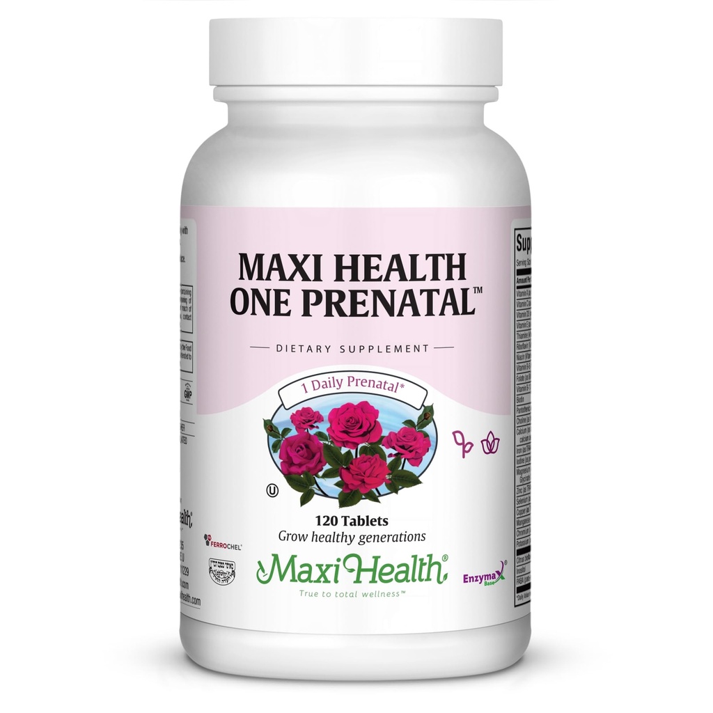 Prenatal vitaminer for kvinner - Ett daglig prenatal vitaminer med jern, folat, kolin, vitamin D3, og essensielle næringsstoffer - høy absorpsjon Supplement for graviditet og prekonsepsjon - 120 tabletter