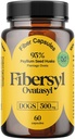 FiberSyl Ovatasyl Prebiotika for hund Digestive Helse - Hunde Fiber Supplementer for Discounter Relief & Support - Psyllium Husk frø for hund' Digestion problemer - Hunde Stool Harder - 60 Kapsler