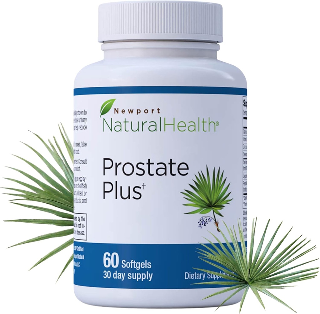 Prostata Plus: Saw Palmetto Prostata Formula, Lycopene, Reishi Mushroom, Prostata Supplement for prostata helse, menns helse, bedre søvn, urinkontroll, beste prostata supplement for menn