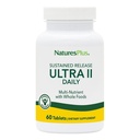 NaturesPlus Ultra II daglig - 60 tabletter - Multivitamin med hele maten for total velvære - støtter energi og immun helse - utgivelse - 60 serveringer