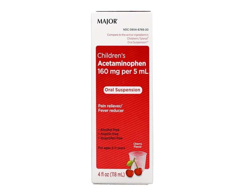 Store barn Acetaminophen Cherry 4 Ounce