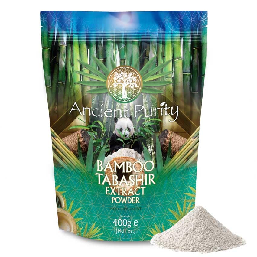 Bamboo TABASHIR ekstrakt (høyeste styrke silica) 400g