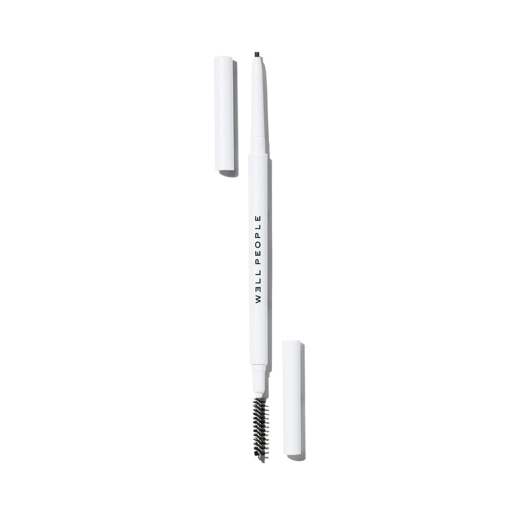 Well People Expressionist Brow Pencil, Defining Brow Pencil For En naturlig Finish, Ultra-fin Tips For Total presisjon, Vegan & Cruelty-fri, Deep Brown
