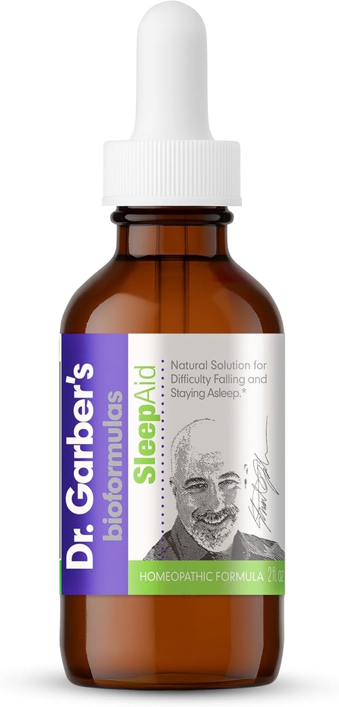 Dr. Garbers naturlige løsninger søvnhjelp orale dråper - Gemmoterapi flytende Supplement: Støtter en trygg og sunn søvnsyklus, ro og avslapping - 60 ml
