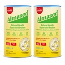 Almased Vanilla måltid erstatningsshake - lav-glykemisk høy plantebase protein pulver - ernæringsmessig vekt helse støtte Supplement - Vanilla Flavor - 17,6 oz (1,1 pund (2 pakke)
