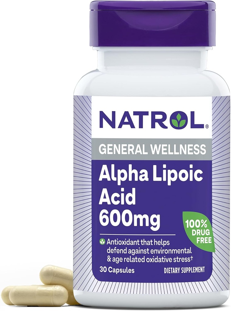 Narrol Alpha Lipoic Acid 600 mg Caps, 30 ct