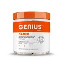 Genius Gamer, Gaming Focus Supplement, 80 piller - Elite Nootropic Performance Booster - Økt hjerne- og mental klarhet, reaksjonstid og konsentrasjon - Blått lys støtte med Lutemax