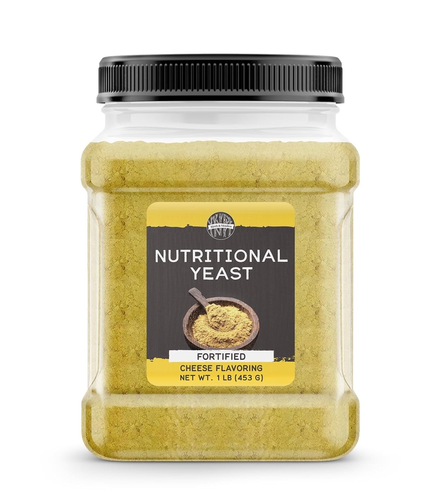 Birch & Meadow 1 lb næringsrike yeast, Popcorn, Yummy Nooch