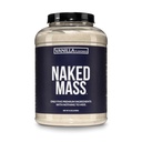 NAKED Vanilla Mass - Alle naturlige Vanilla Vektvinner Protein pulver - 8lb bulk, GMO gratis, Glutenfri og soya gratis, ingen kunstige ingredienser - 1,260 kalorier - 11 serveringer