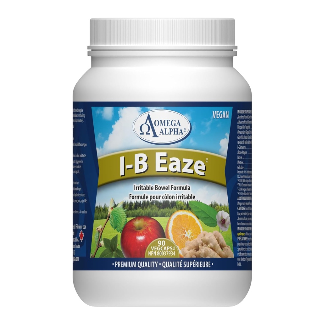 Omega Alpha I-B Eaze for intestiner og mage Ulcers 90 kapsler