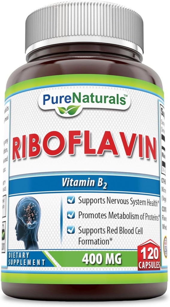 ren naturals Riboflavin 400 mg 120 kapsler