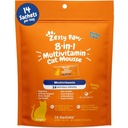 Zesty Paws 8-i-1 Multivitamin Cat vitaminer og kosttilskudd Mousse - Cat vitaminer for innendørs katter - Sunn Treat Squeeze Up for Gut, Immune, Hjerte, Hud og Coat Support - Kylling 14ct
