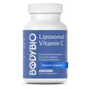 BodyBio Liposomal Vitamin C - Kraftig antioksidant for immunstøtte og cellular helse, ren askorbinsyre med maksimal absorpsjon