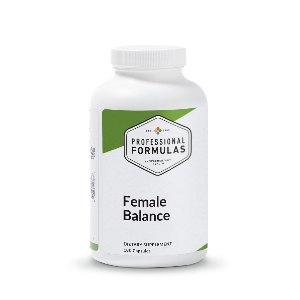 Profesjonelle Formler Kvinnebalanse – Glandulars med svart cohosh rot, vitaminer og mineraler for å støtte premenstruell og menopausal hormonbalanse og emosjonell velvære - Glutenfri, 90 kapsler