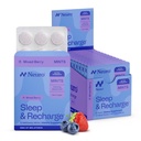 Neuro Melatonin 5mg søvn og opplading mynter (144 stykker) - rask oppløsning Melatonin sukker gratis mynter med sitron balm & kamille for bedre søvn - rolig søvn supplement for voksne - natt Berry Flavor