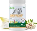 Fibre Boost Prebiotic + Probiotic - Økologisk - Enzyme & Vitaminproduksjon - Støtter Bowell Regularity - Digestiv Helse - Utilstrekkelig - Glutenfri - Sukkerfri - 320g/40 Serveringer