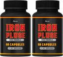 (2 Pakke) IronPulse Capsules Max Formula, IronPulse Max støttekapsler, Iron Pulse piller, IronPulse piller, Iron Pulse støtte piller, pakke med 2