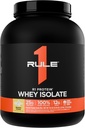 Regel 1 R1-protein Whey Isolate - med 25g Protein & 6g BCAA Eksklusivt fra isolerte og hydrolyserte kilder for trening utvinning (5 pund*, Banan Crème)