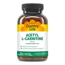 Country Life Acetyl L-karnitin, 500 mg, med B-6 - 120 Vegan Capsules