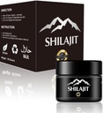 Shilajit Resin med Fulvic Acid & Trace Minerals, Original Siberian Pure Shilajit med 85+ Humic Acid, støttemetabolisme og immunsystem - 100 Servering / 1,7 Oz