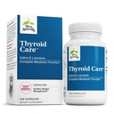 Terry Naturally Thyroid Care - Immune Health & Energy Support Formula - Næringstilskudd med jod for Thyroid Helse Support - Wellness Supplement med L-tyrosin - 120 kapsler