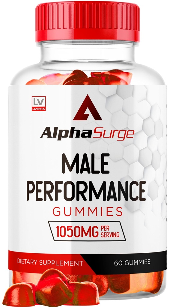LIVORKA Alpha Surge for menn - Alfa Surge Gummies for mann, Alfa Surge Gummies 1050mg, Alpha Surge XL Gummie, Alfa Surge Gummies, Alfa Surge Gummies, Alpha Sugre Mann, 60 Gummies for 1 måned