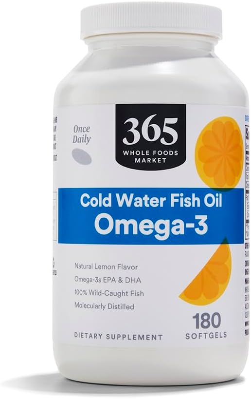 365 av hele matmarkedet, Omega-3 sitron, 180 ct