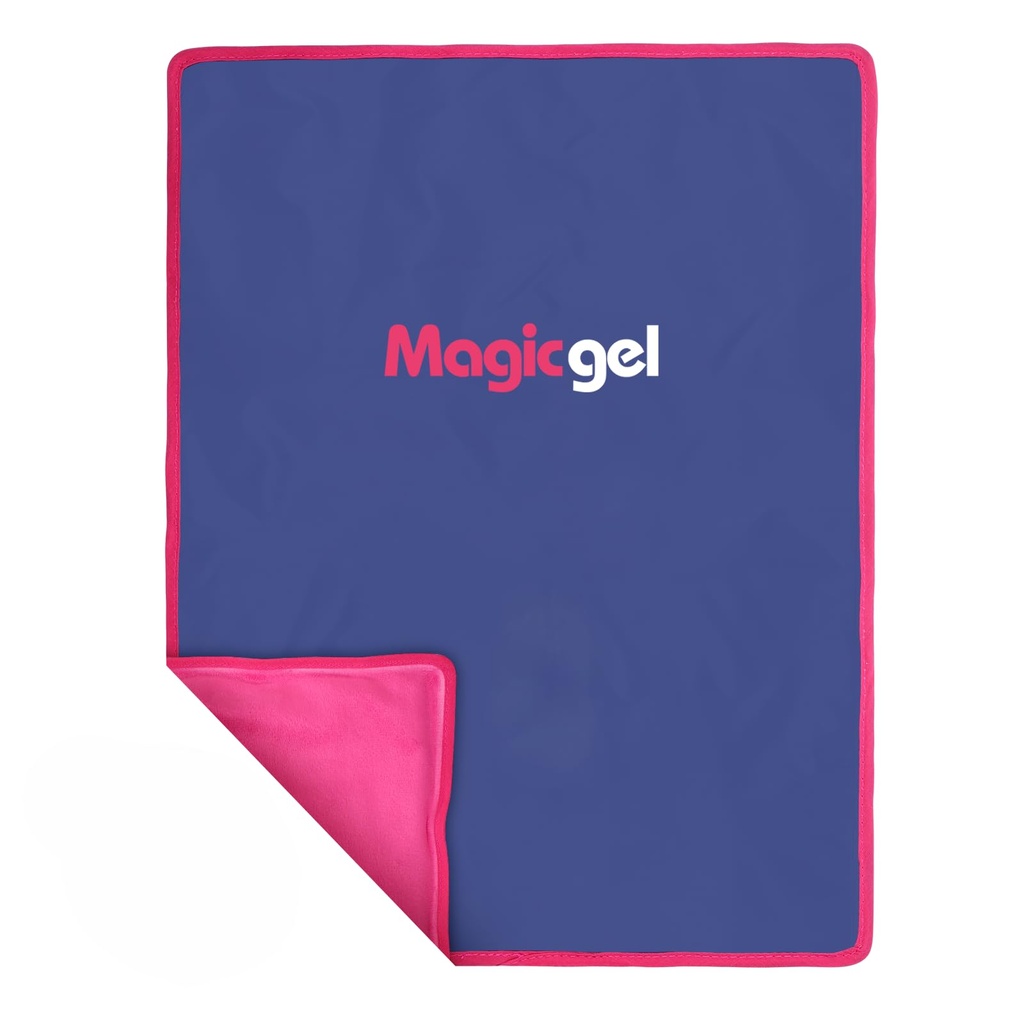 Magic Gel Ice Packs for skadeskader Reusable (15" x 11") - Stor Ice Pack - Fleksibel kald kjølepad - Gel Pack for skulder, rygg, Hip, Knee, ben, nedre rygg