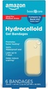 Basic Care Avansert rask healing Hydrokolloid Gel Bandages, store, 6 ct