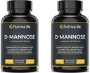 Urin Trakt infeksjon behandlinger D Mannose 1000mg Kapsler - D-Mannose & Cranberry piller med Hibiscus Extract - Styrke Urin Tract Helse