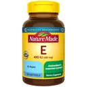 Vitamin E 180 mg (400 IE) dl-alfa softgels, 180 Antall for antioksidant støtte
