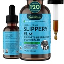 Animal Essentials Slippery Elm - Slippery Elm Bark Anti diarrea Drops for hunder og katter, Organisk Herbal ekstrakt for sunn gut, Digestive & Throat støtte, hjelper syre Reflux, flytende formel- 1 fl oz