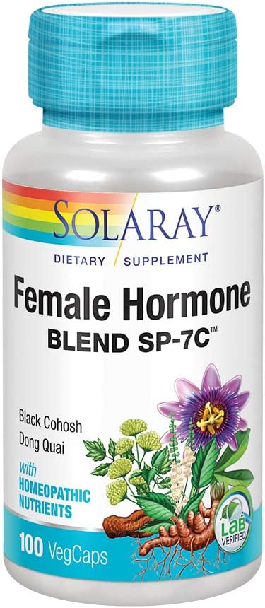 Solaray - Kvinne Hormon Blend Sp-7c Svart Cohosh, 100 kapsler