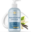 Magnesium Lotion til å lindre muskel cramps & Soreness | beroligende og gjenoppretting støtte, Muskelavslapning | Topisk Magnesium Krem for ben | Maksimal absorpsjon | med Shea Butter | 8 fl oz.