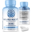 MaxLife Naturals Neuro [30]T N-Acetyl L-Cysteine – 60 kapsler, 20x Mer Biotilgjengelig Glycine NAC Supplement N-Acetyl Cysteine Etyl Ester med Selenium, 10x Glutathion Boost for Brain & Lung Support