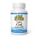 Naturlige faktorer Cod Liver Oil, 90 kapsler