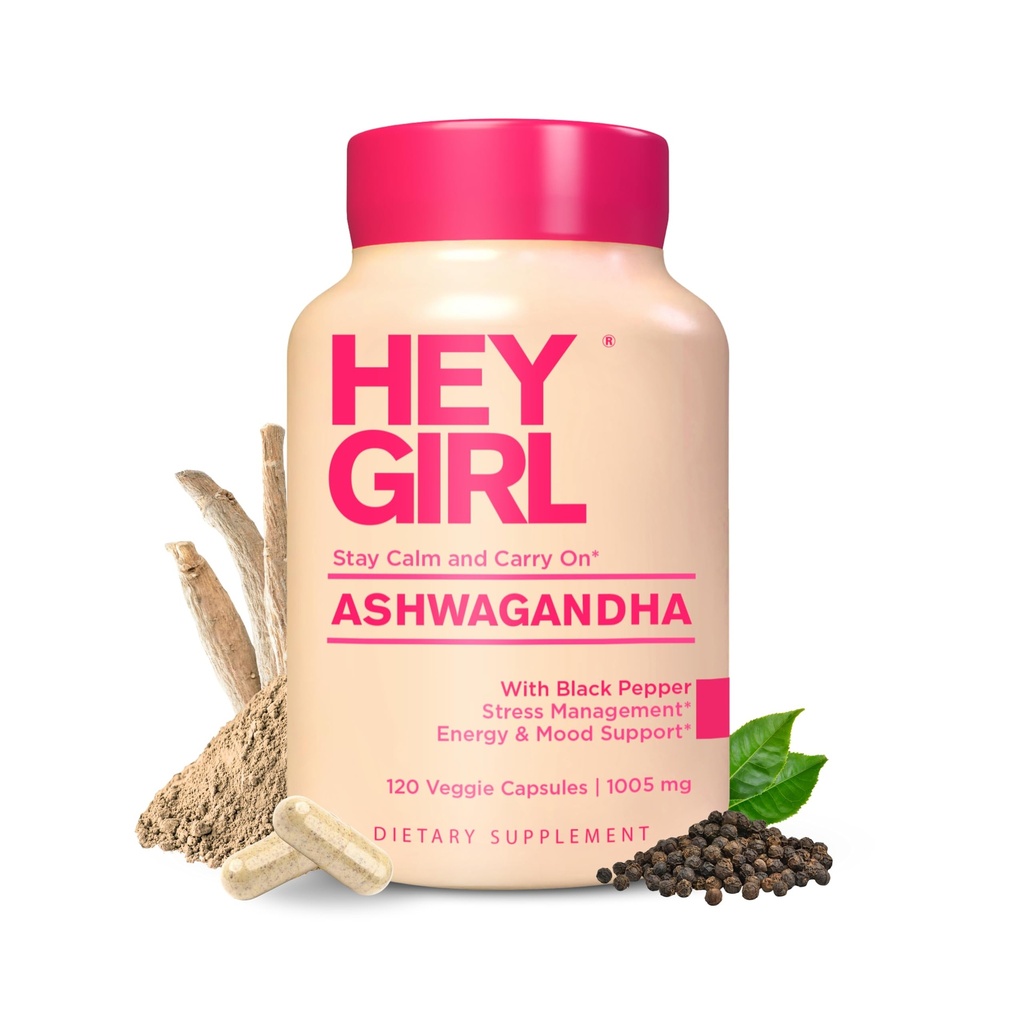 Ashwagandha Capsules 1005mg - Ashwagandha pulver med organisk svart pepper | 120 piller ren Ashwagandha pulver og rotekstrakt | Naturlig Mood & stress støtte, energi, fokus, Thyroid Ashwaganda