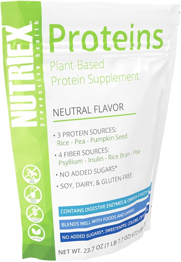 Nutriex Proteiner - Plantebasert proteintilskudd
