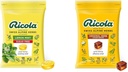 Ricola Sukker Gratis sitron Mint Herbal Cough Suppressant Throat Drops, 105ct Bag & Original Natural Herb Cough Drops, 115 Count, Cough Suppressant & Throat Relieving Drops