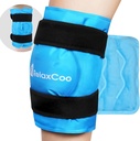 XXL Knee Ice Pack Wrap, Reusable Cold Pack for Knee Skade Smerte og heve Relief