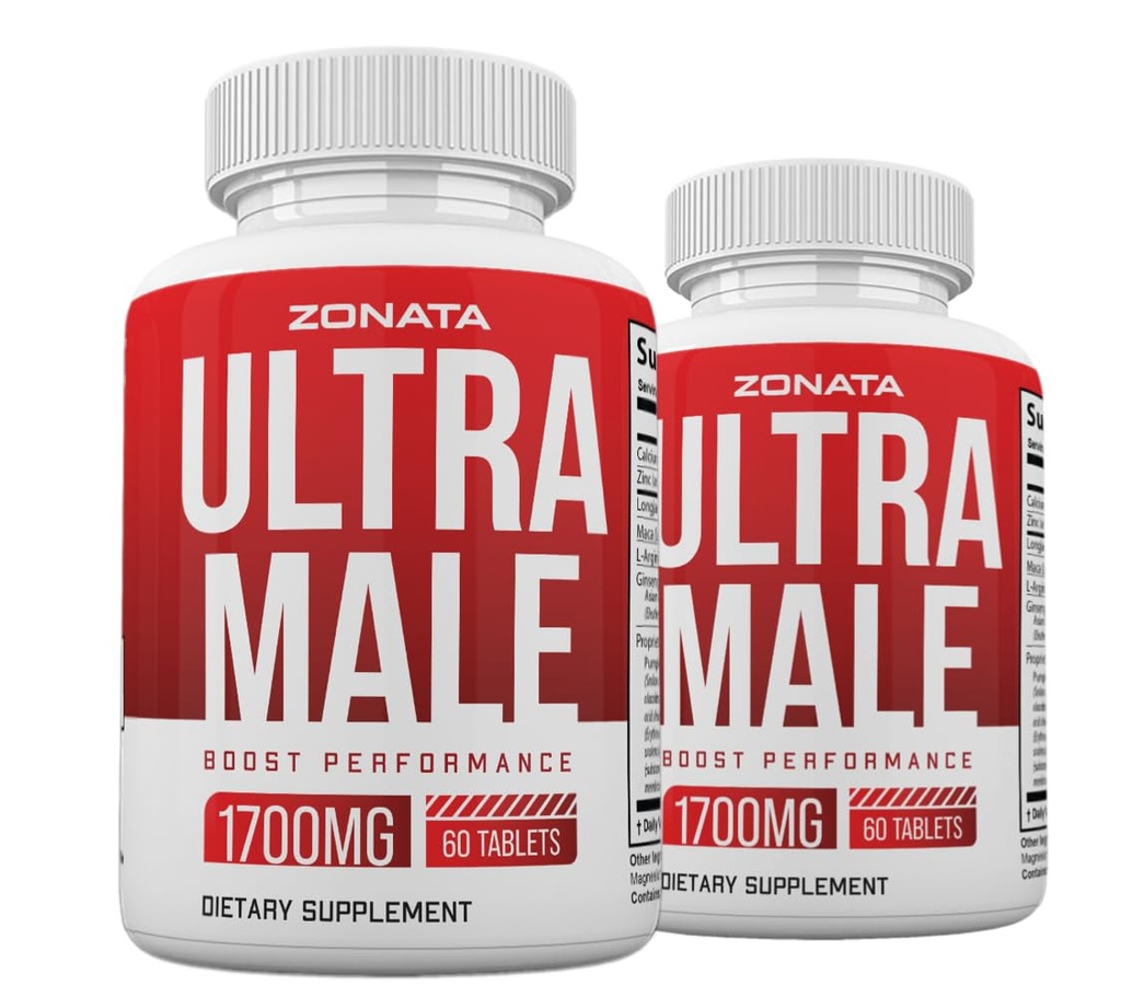 (2 Pack) Ultra mannlige piller, Power Ultra mannlige Supplement Advanced Formula, 120 greve