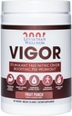 Vigor - Stimulant-fri nitric Oxid Pre-Workout pulver | L-Citrullin (5000mg), Malic Acid (2000mg), GlycerPump (1500mg) | Frukt Punch® 30 serveringer, 13,86g Hver | laget i USA