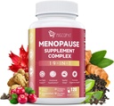 Menopause Supplements for kvinner, 10 milliarder CFU Probiotic, 19-i-1 Multivitamin & Ashwagandha Extract, DIM, Hormonal Balance, Støtte Hot Flashes, Natt Sweats, Mood, Sleep býin, 120 kapsler