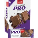 Power Crunch PRO Protein Wafer Barer, høyproteinsnacks med Delicious smak, trippel sjokolade, 2.0 Ounce (4 greve)