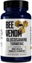 GenRestore: Bee Venom Dietary Supplement - Glucosamine Turmeric Blend, forbedrer felles helse, mobilitet og komfort Supplement - Ekstra styrke piller - naturlig helse kompleks – 60 kapsler (1)