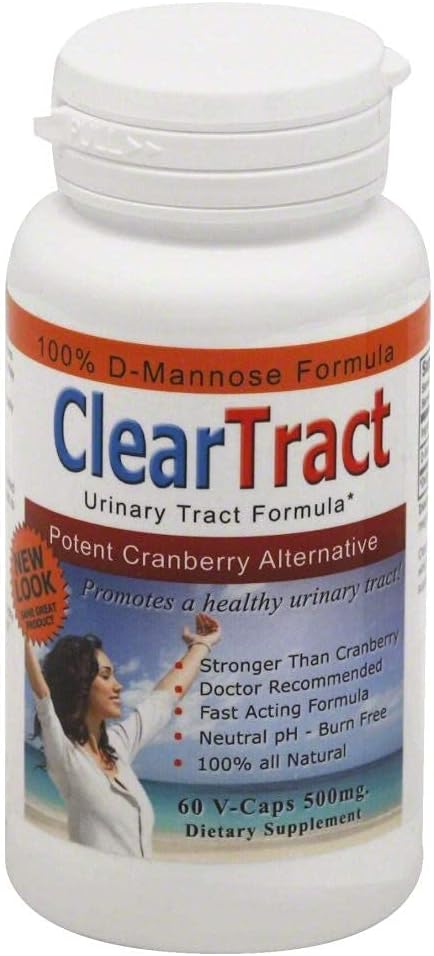Cleartract D-mannose, 60 Caps av ClearTract (Pack of 3) 3