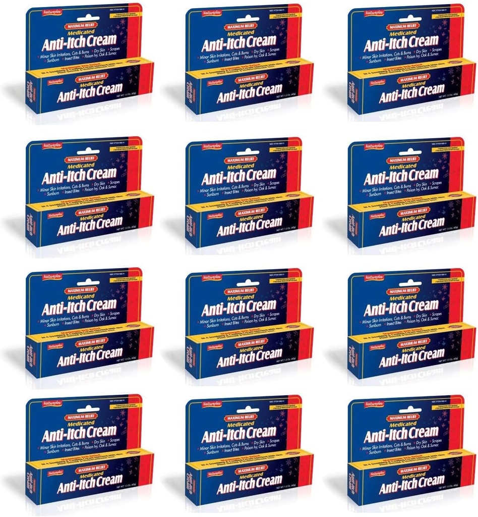 Maksimal relief Mediert Anti-Itch Cream 12 Pack