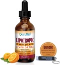 Worldwide Nutrition Bundle: Anumed Lipotropic Complex - Folic Acid, vitamin B12, vitamin B6 - Ikke GMO, Glutenfri, enkel å bruke 2oz Lipotropic Drops med Multi-Purpose Key Chain
